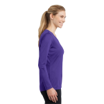 Sport-Tek Women's Long Sleeve PosiCharge Competitor V-Neck Tee