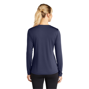 Sport-Tek Women's Long Sleeve PosiCharge Competitor V-Neck Tee