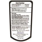 Hand Sanitizer Antibacterial Gel in Flip-Top Bottle with Carabiner