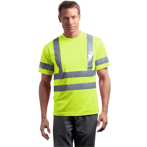 CornerStone® ANSI 107 Class 3 Short Sleeve Snag-Resistant Reflective T-Shirt